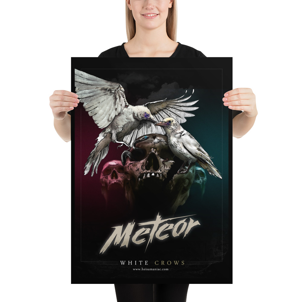 White Crows Poster 50x70cms